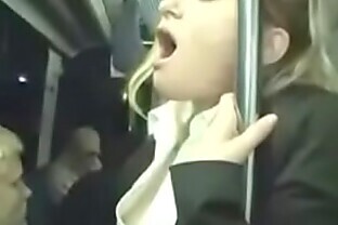 Cute girl fingered in public bus 8 min