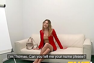 Fake Agent Cute ass Russian with perfect tits takes big cock in casting 8 min