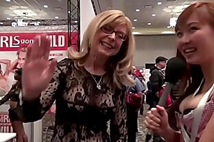 Nina Hartley & Harriet Sugarcookie on porn 5 min