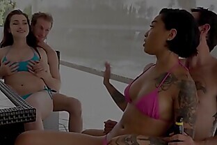 DevilsFilm Swinging Neighbors Swap Wives At Backyard BBQ 7 min