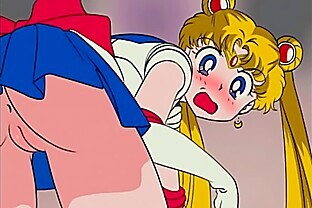 Young Sailormoon and hentai stars sex 5 min
