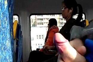 Flashing A Hard Cock In Asia On The Train