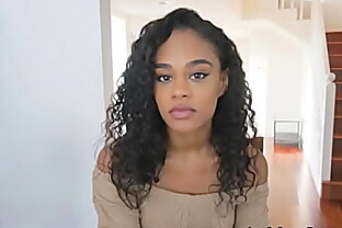 Perky ebony Scarlit Scandal fucked in lockdown 6 min