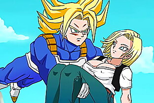 Rescuing Android 18 - Hentai Animated Video 2 min