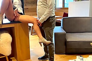 intense business meeting after work - boss wants to reach his goal, business bitch 7 min