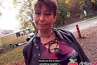 UGLY and OLD - MILF, almost GRANNY public fuck & no regrets Rubina  15 min
