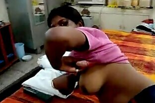 Indian desi maid forced to show her natural tits to home owner