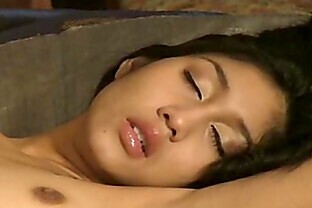 Pretty Asian Student Plays Games