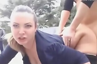 SpankBang extreme hot big booty back leggings outdoor in public 720p