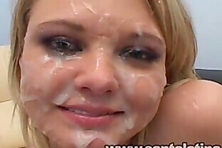 Evely does not waste a damn single drop of semen