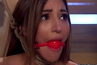 Tied up roommates anal punished in dungeon 5 min