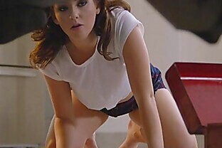 Tiny Teen Karlie Brooks Fucks Her Dads Mechanic Buddies