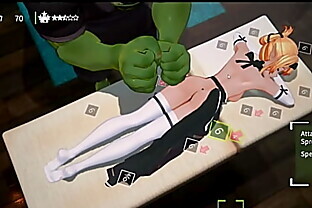 Orc Massage [3D Hentai game]  Oiled massage on kinky elf 19 min