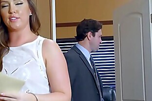 Big ass office bitch gets anal drilled by her boss 7 min