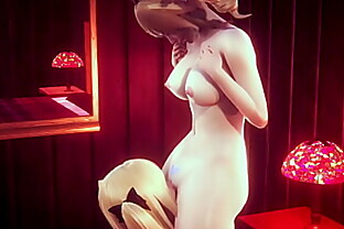 Genshin Impact Yuri Hentai 3D - Fischl cunnilingus to Barbara with Squirt - Japanese Asian Manga Cartoon anime game porn lesbian animation 11 min