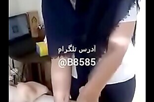 ماساژ دادن خانم سفید و چاق ایرانی در مرکز ماساژ 2 min