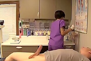 teen-Sexy nurse cum extraction 6 min