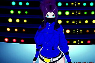 KDA League of Legend Hentai 3D Akali blowjob, boobjob and fucked with multiple cums in her mouth and pussy 1/2