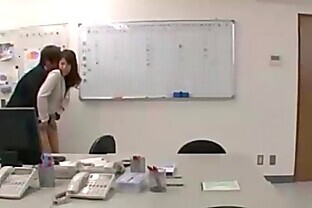 Office Lady By 2 Guys Fingered And Licked On The Chair In The Office