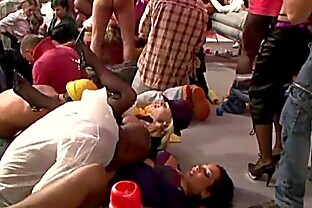 First time valentine orgy party