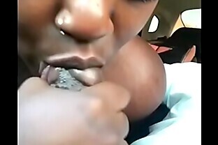 Gettin head in chipotle parking lot cumshot