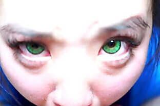 Green Eyes ASIAN NURSE deepthroat POV blowjob for her patient! Andy Savage