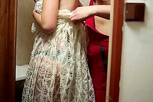 Chubby girl is fucked by plumber