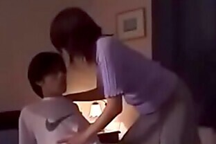 40yr Old Japanese Milf gets Cum from