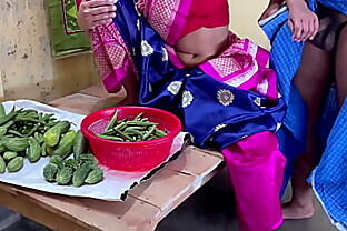 vegetable selling step sister and brother fuck, with clear hindi voice