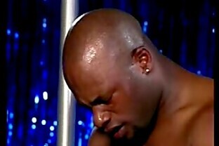 Johnni Black Stripper Assfucked on Stage by Black Client