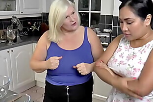 Pudding covered lesbian