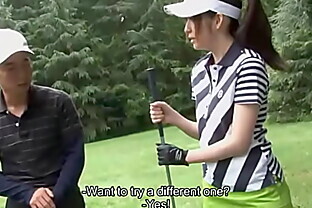 Golfing can be fun when the clubs get sucked