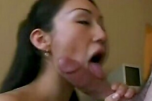 Asian beauty blows well for him for bday