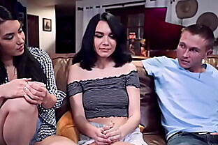 Guy fucks girlfriend and their neighbor
