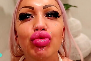 Skylar Xtreme's Best FACEFUCKING Blonde Bimbo Blowjob Lips Made To DEEPTHROAT  Blowjob Compilation