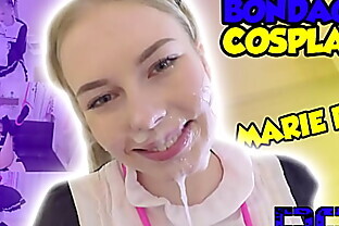 Blonde Cosplay Teen Spy missionary with Shibari Bondage Rope Mimi Cica Trailer#3