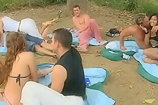 Picnic Orgy Starring Claudia Rossi, Gilda Roberts and Priva