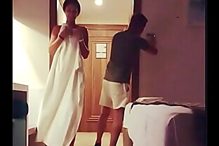 ️ Flashing room service boy