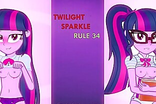 Twilight Sparkle (Equestria Girls) Rule 34 Animated