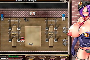 Karryn's Prison [PornPlay Hentai game]  gangbanged by lizardman thug monster cock