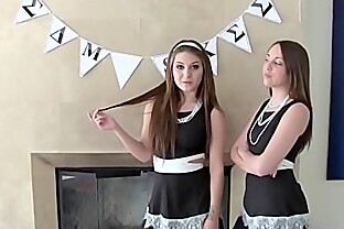 Sorority teens rubbing pussies