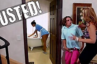 BANGBROS - Stepmom Julia Ann Threesome & Latina Maid Abby Lee Brazil