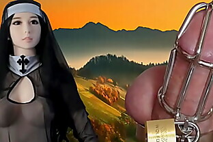 Cock Cage, Chastity Belt locked pissing BDSM Toys Man Urethral Sounding. Peeing Cumshot Wet Pissy