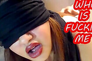 Blindfolded Woman Destroyed by Another Man ! She does not know that !