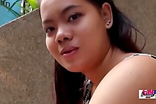 Asian cutie riding dick in POV