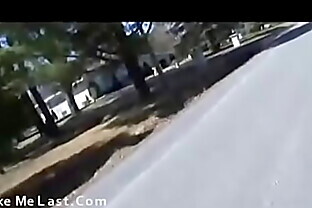 Drilling sexy hitchhiker