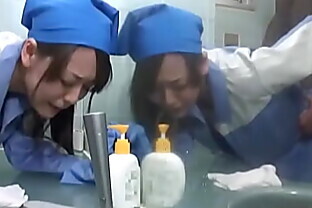 Real real asian maintenance girl goes