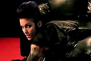 Latex clad punk rimmed