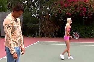 Horny Sluts Banged On Tennis Court
