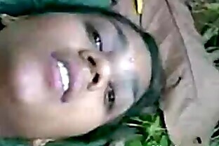 Local Indian desi village lady Subhi getting boobs squeezed and fucked outdoor